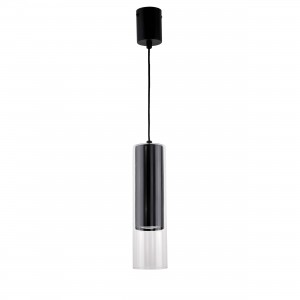 Lampa wisząca Manacor czarna 1xGU10