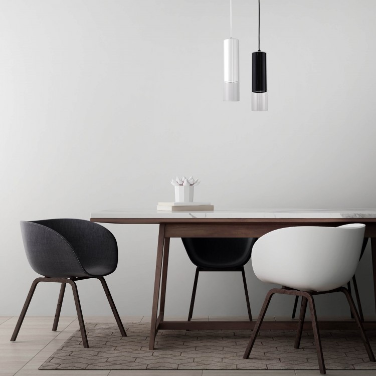 Lampa wisząca Manacor czarna 1xGU10 - 4684