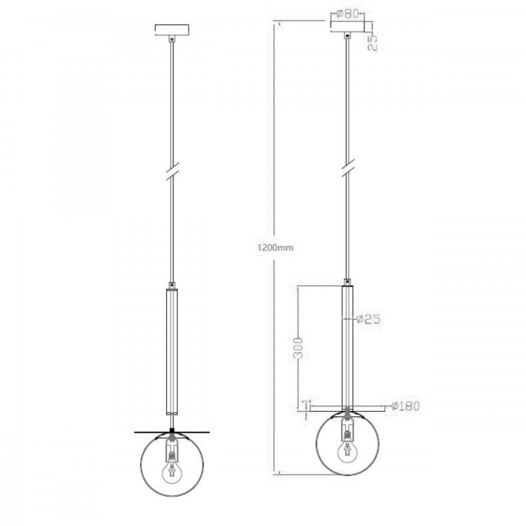Lampa wisząca Roma 1 złota 1xE14 - 4730