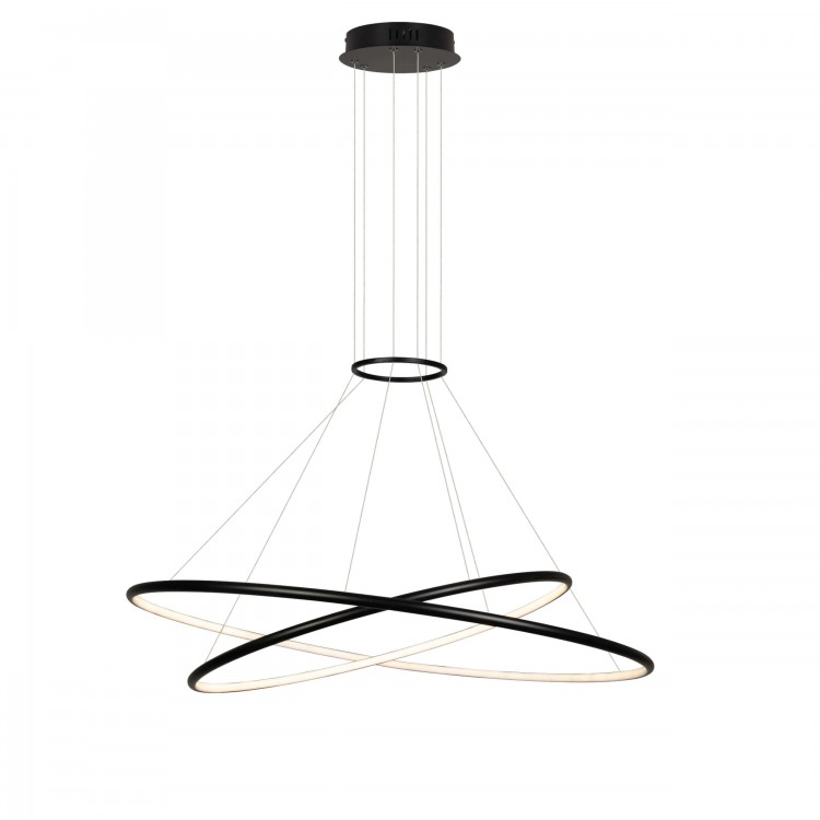 Lampa wisząca Halifax czarna LED 4000K - 4755
