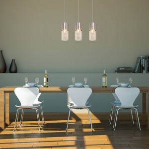 Lampa wisząca Zara transparentna 1xE14 Lampa wisząca Zara transparentna 1xE14