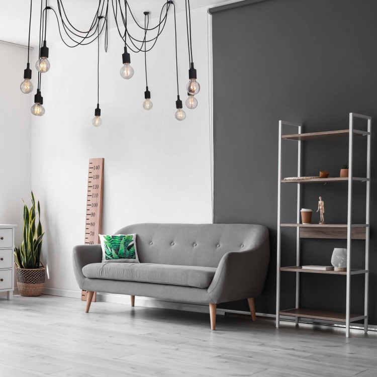 Lampa wisząca Soleto czarna 10xE27 - 4776