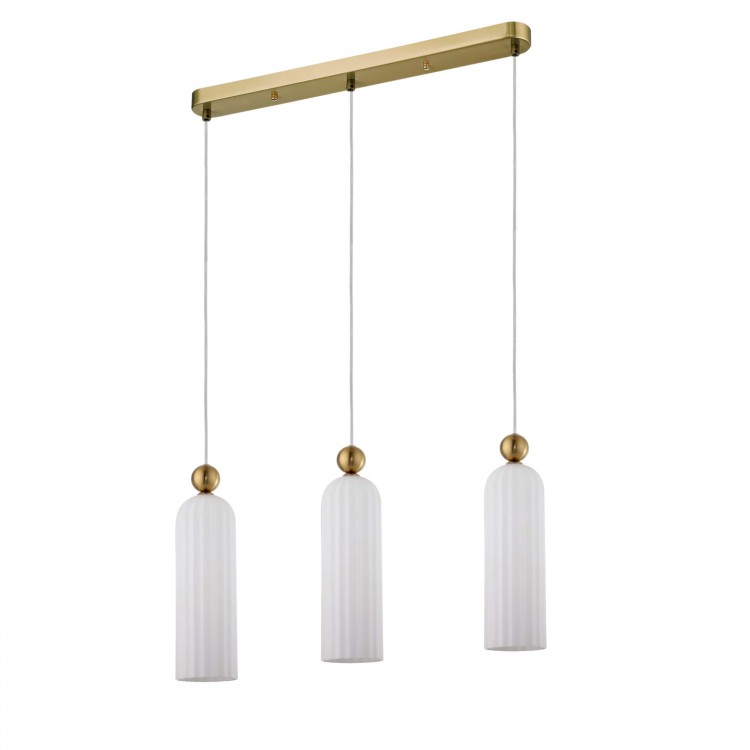 Lampa wisząca Piega 3 biała 3xE14 - 4822