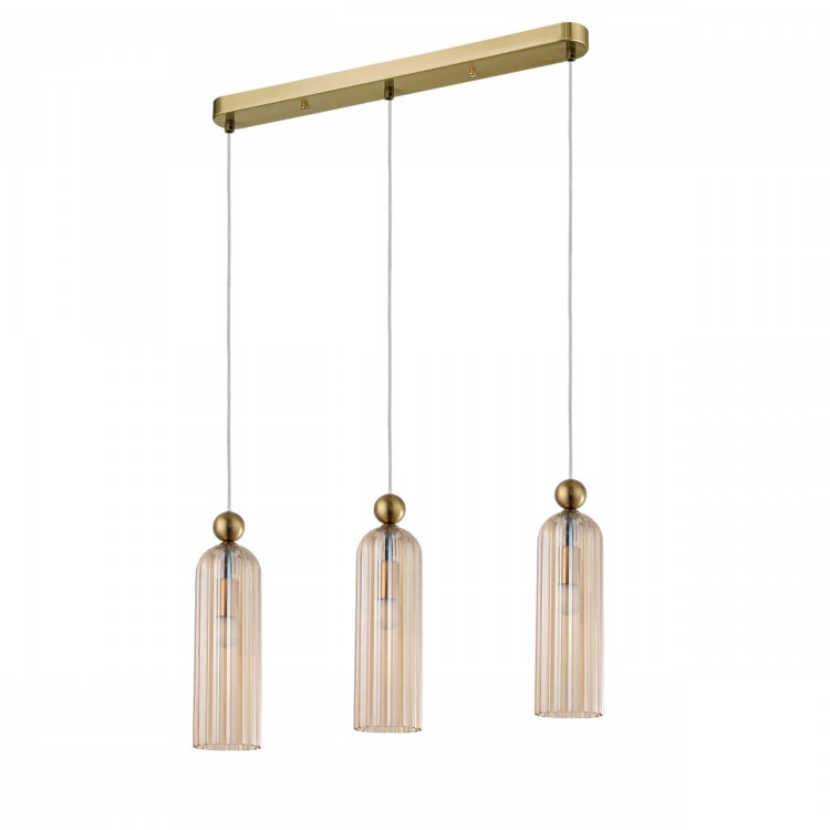 Lampa wisząca Piega 3 amber 3xE14 - 4825