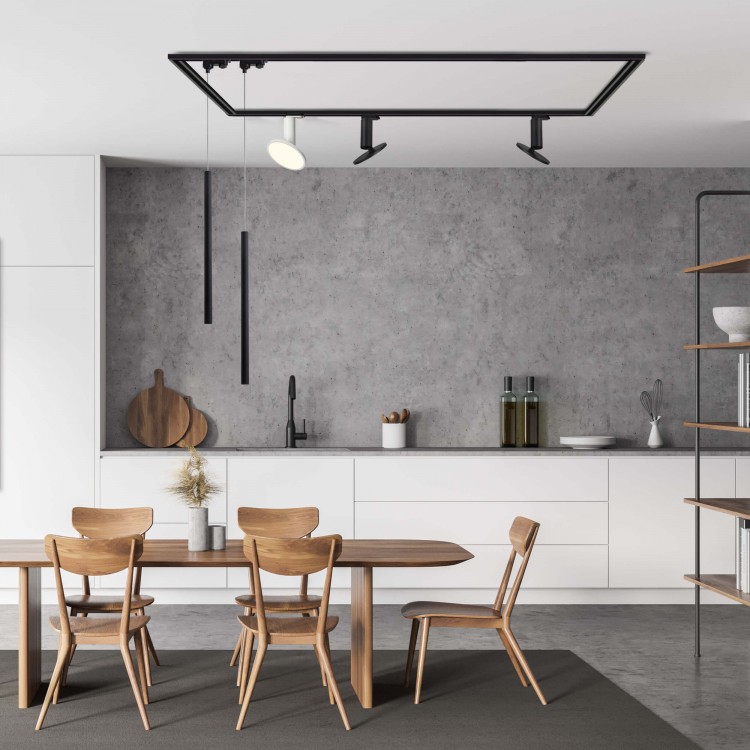 Łącznik L 3F lewy czarny - 4857