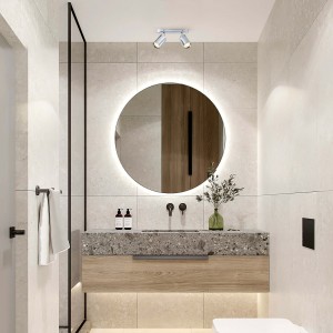 Zestaw reflektorów spot Belize chrom IP44 2xGU10