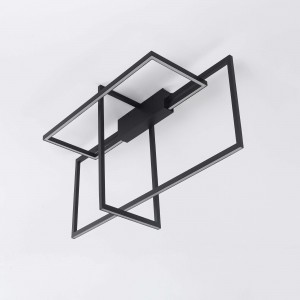 Lampa wisząca Frame czarna LED 3000K