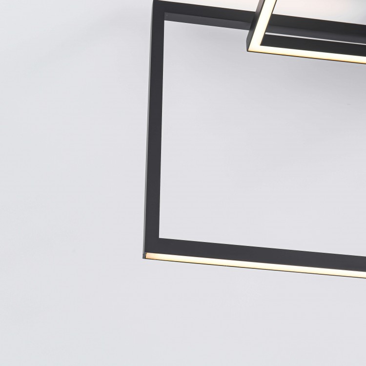 Lampa wisząca Frame czarna LED 4000K - 5038