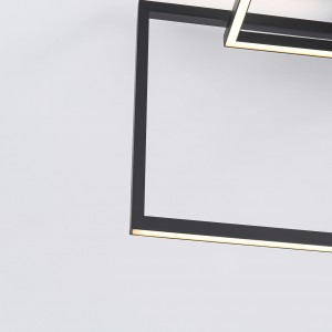 Lampa wisząca Frame czarna LED 3000K