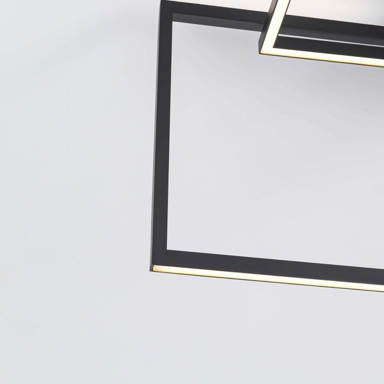Lampa wisząca Frame czarna LED 4000K - 5047