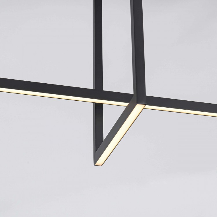 Lampa wisząca Frame czarna LED 4000K - 5051