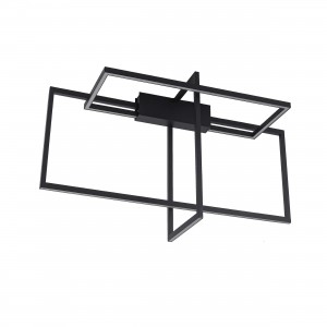 Lampa wisząca Frame czarna LED 4000K