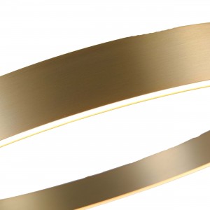 Lampa wisząca Midway Triangle złota LED 3000K