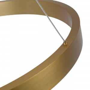 Lampa wisząca Midway Triangle złota LED 3000K