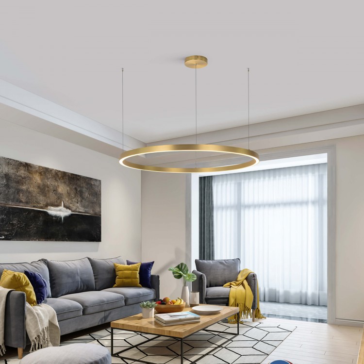 Lampa wisząca Midway złota LED 3000K - 5081