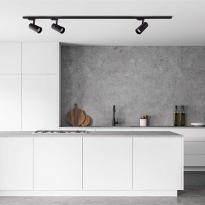 Zestaw oświetlenia szynowego Ice SET 1F czarny 3xGU10