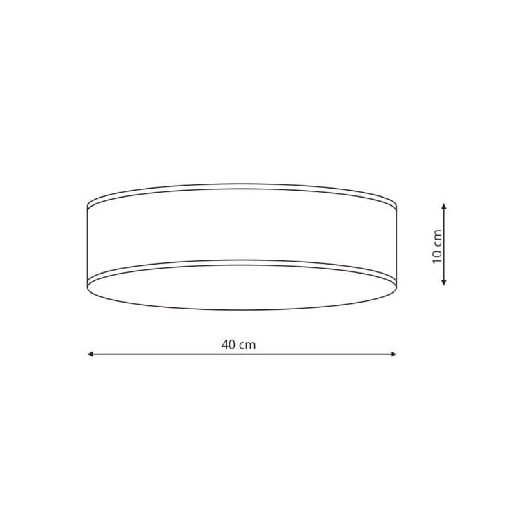Plafon Alto szary 3xE14 - 5220