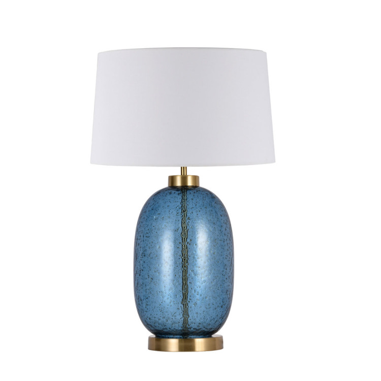 Lampa stołowa Amur niebieska 1xE27 - 5227