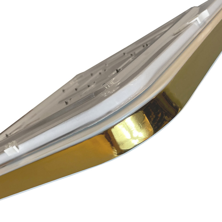 Plafon kwadratowy Babilon 33 cm złoty LED 4000K - 5251