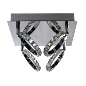 Plafon Carrara srebrny LED 3000K