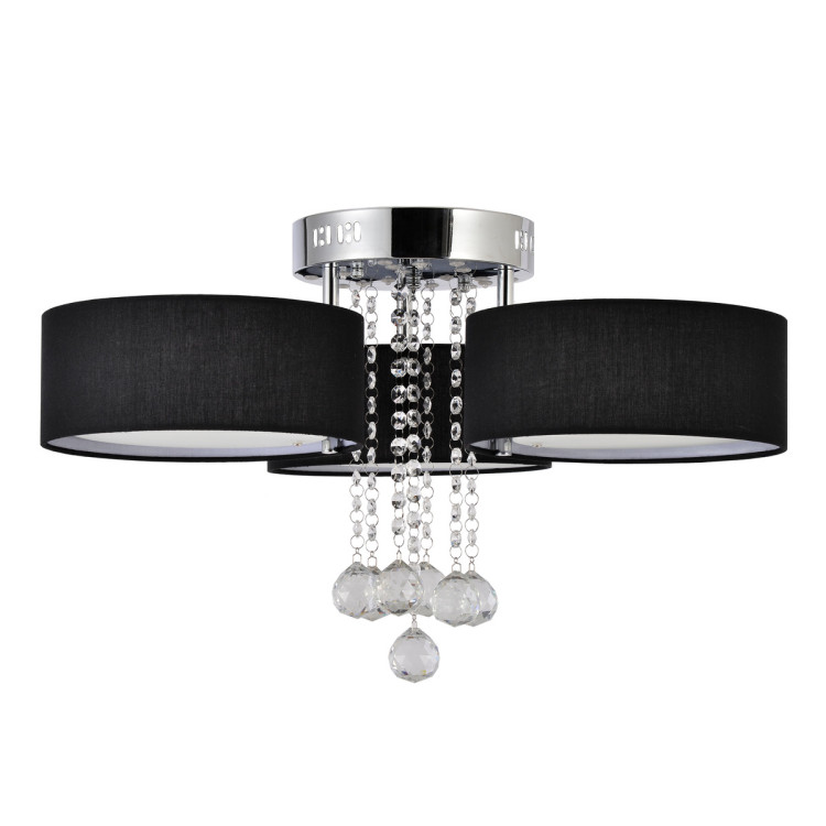 Plafon Gambela czarny 3xE27 LED - 5413