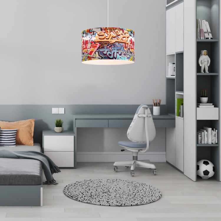 Lampa wisząca Graffiti wielokolorowa 1xE27 - 5421