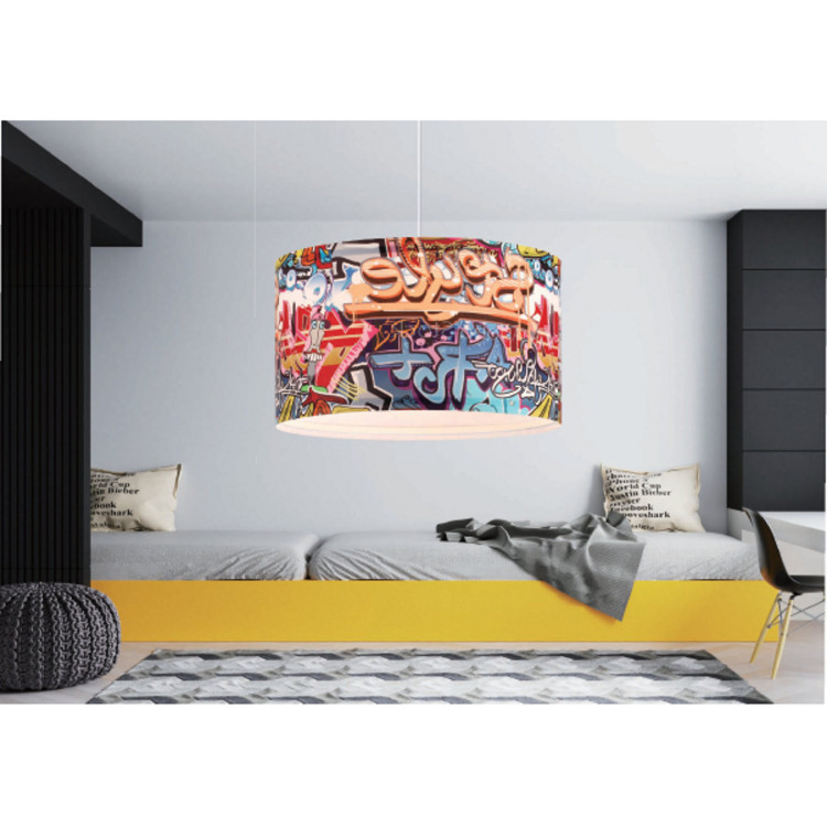 Lampa wisząca Graffiti wielokolorowa 1xE27 - 5422