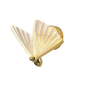 Kinkiet Mariposa złoty LED CCT