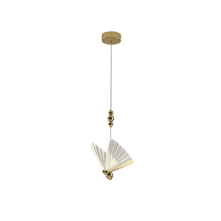 Lampa wisząca Mariposa 1 złota LED CCT - 5463