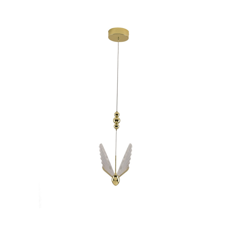 Lampa wisząca Mariposa 1 złota LED CCT - 5466
