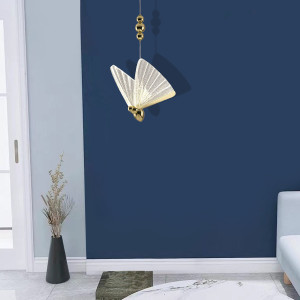 Lampa wisząca Mariposa 1 złota LED CCT