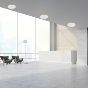 Plafon Babilon 38 cm złoty LED 4000K