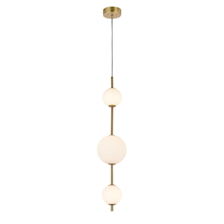 Lampa wisząca pionowa Dorado złota LED CCT - 5535