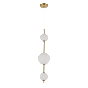 Lampa wisząca pionowa Dorado złota LED CCT