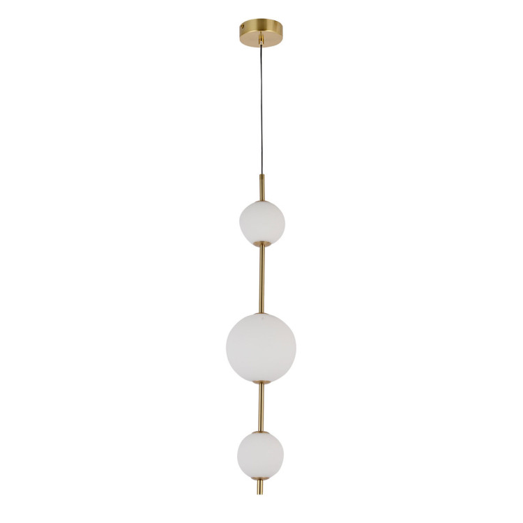 Lampa wisząca pionowa Dorado złota LED CCT - 5541