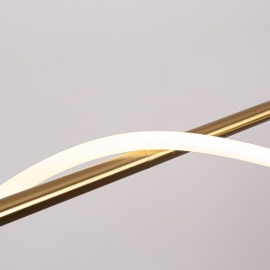 Lampa wisząca Meleca S złota LED 4000K