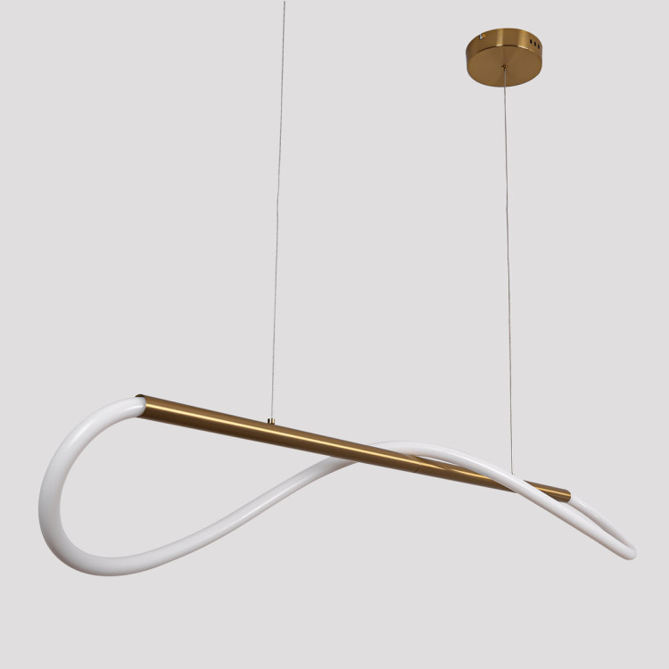 Lampa wisząca Meleca S złota LED 4000K - 5566