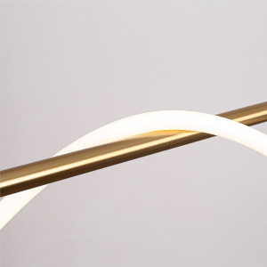 Lampa wisząca Meleca M złota LED CCT