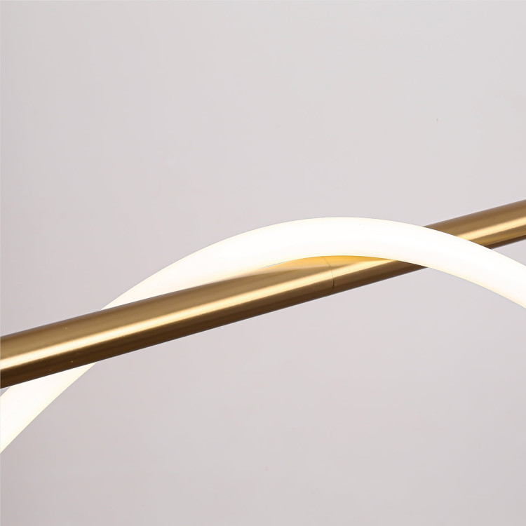 Lampa wisząca Meleca M złota LED CCT - 5577