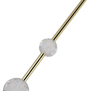 Lampa wisząca Vaku złota LED 4000K