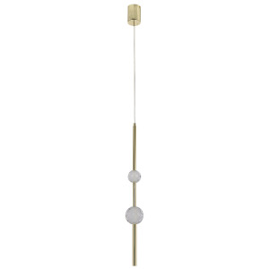 Lampa wisząca Vaku złota LED 4000K