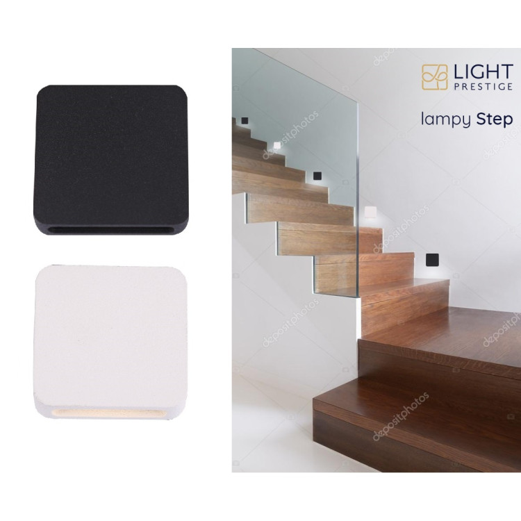 Oprawa natynkowa schodowa Step czarna LED 4000K - 5826
