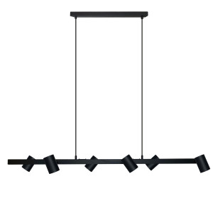 Lampa wisząca Snow 6 czarna 6xGU10