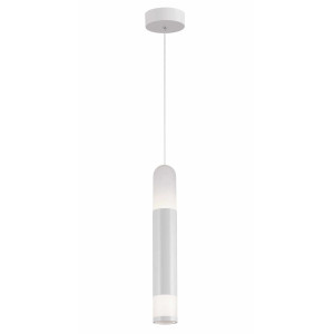 Lampa wisząca Forli biała LED 3000K