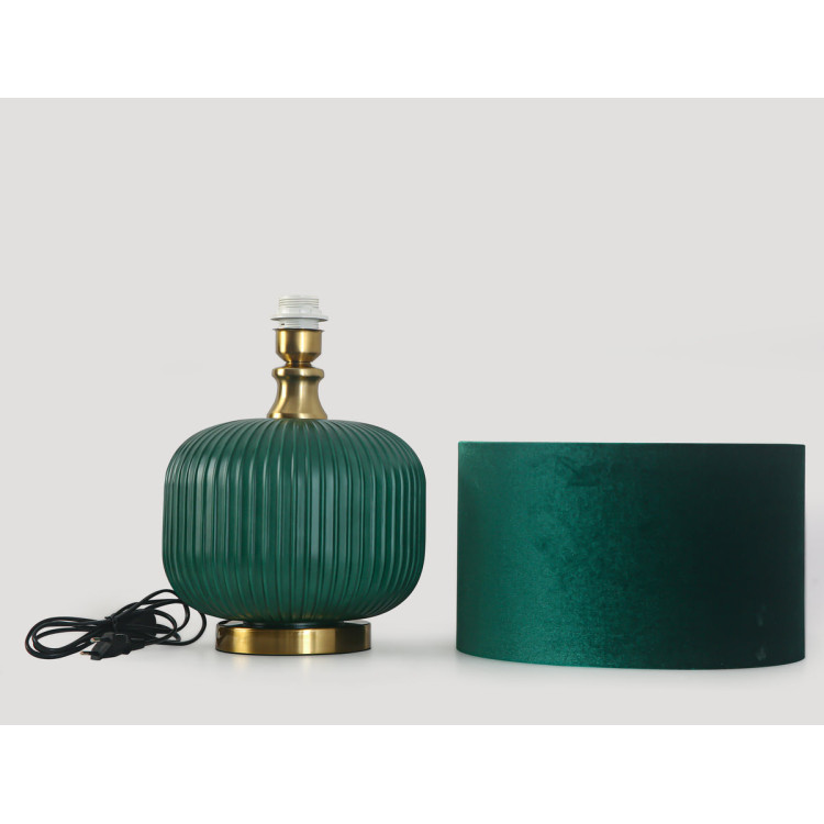 Lampa stołowa Tamiza 48 cm zielona 1xE27 - 5923