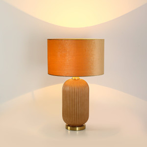 Lampa stołowa Tamiza 65 cm złota 1xE27