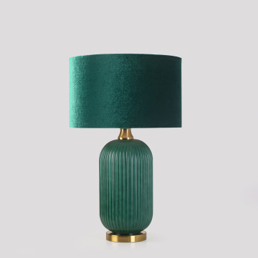 Lampa biurkowa Tamiza duża 1xE27 zielona LP-1515/1T big green