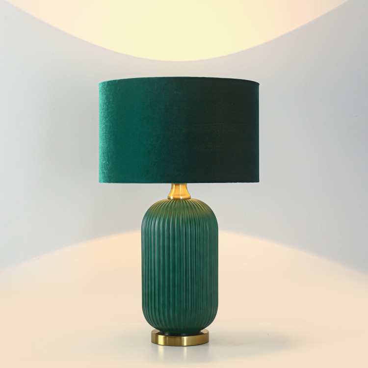 Lampa stołowa Tamiza zielona 1xE27 - 5940