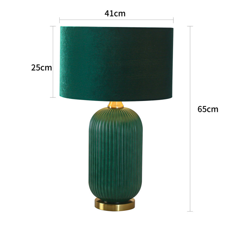 Lampa stołowa Tamiza zielona 1xE27 - 5945