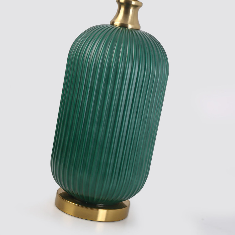 Lampa stołowa Tamiza zielona 1xE27 - 5949